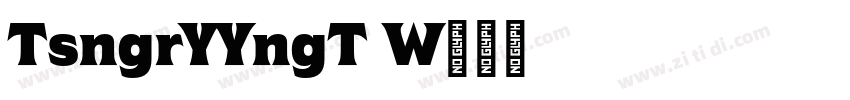 TsangerYuYangT WO2字体转换